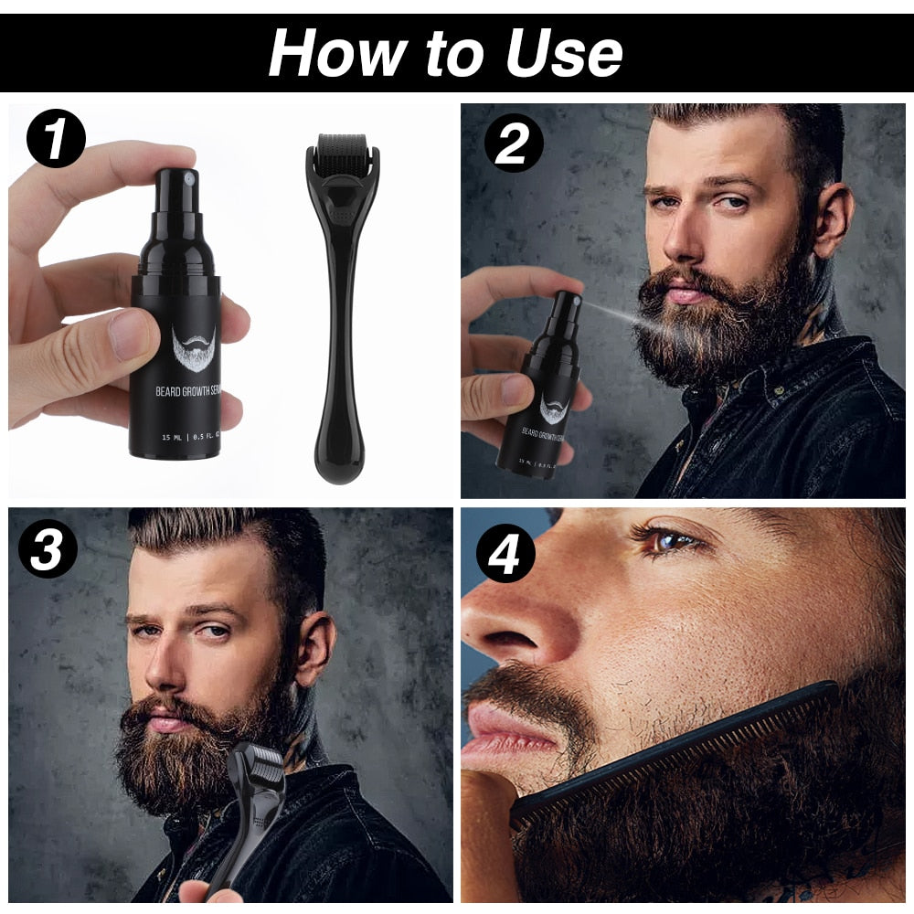 Men's Beard Growth Kit