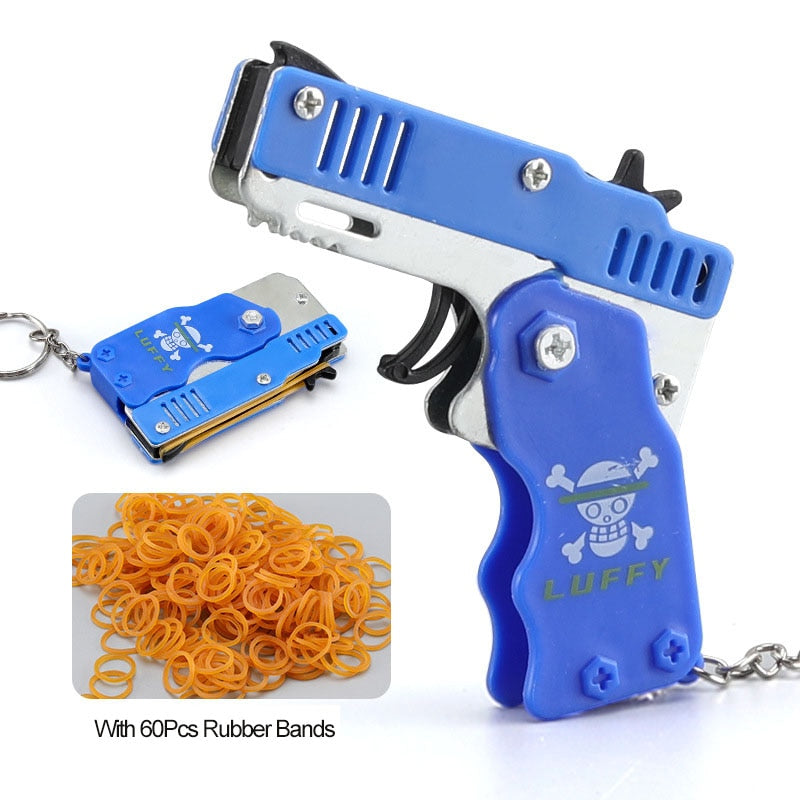 Mini Rubber Band Gun - DGproducts Blue Mini Rubber Band Gun